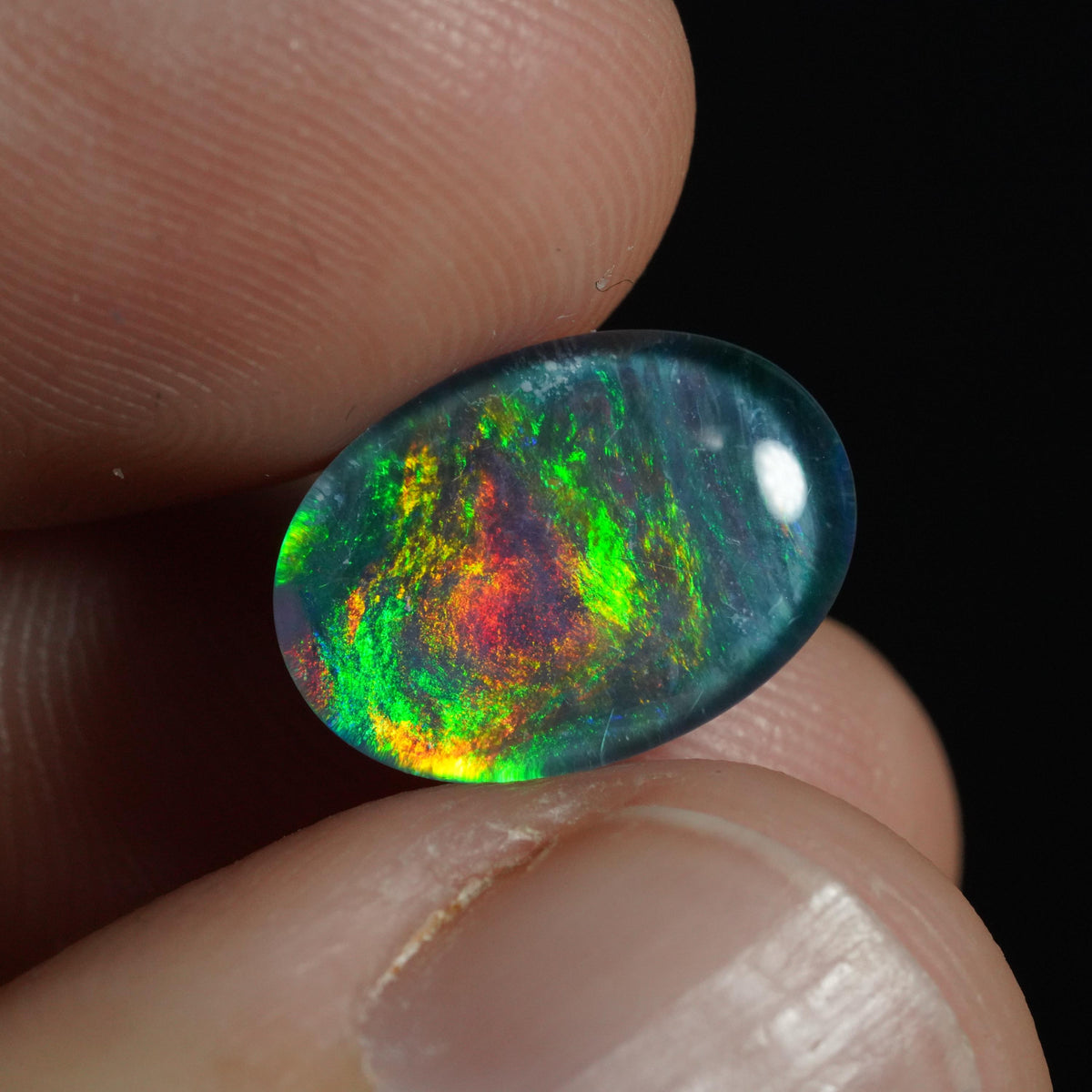 Australian Opal Triplet Cut Stone