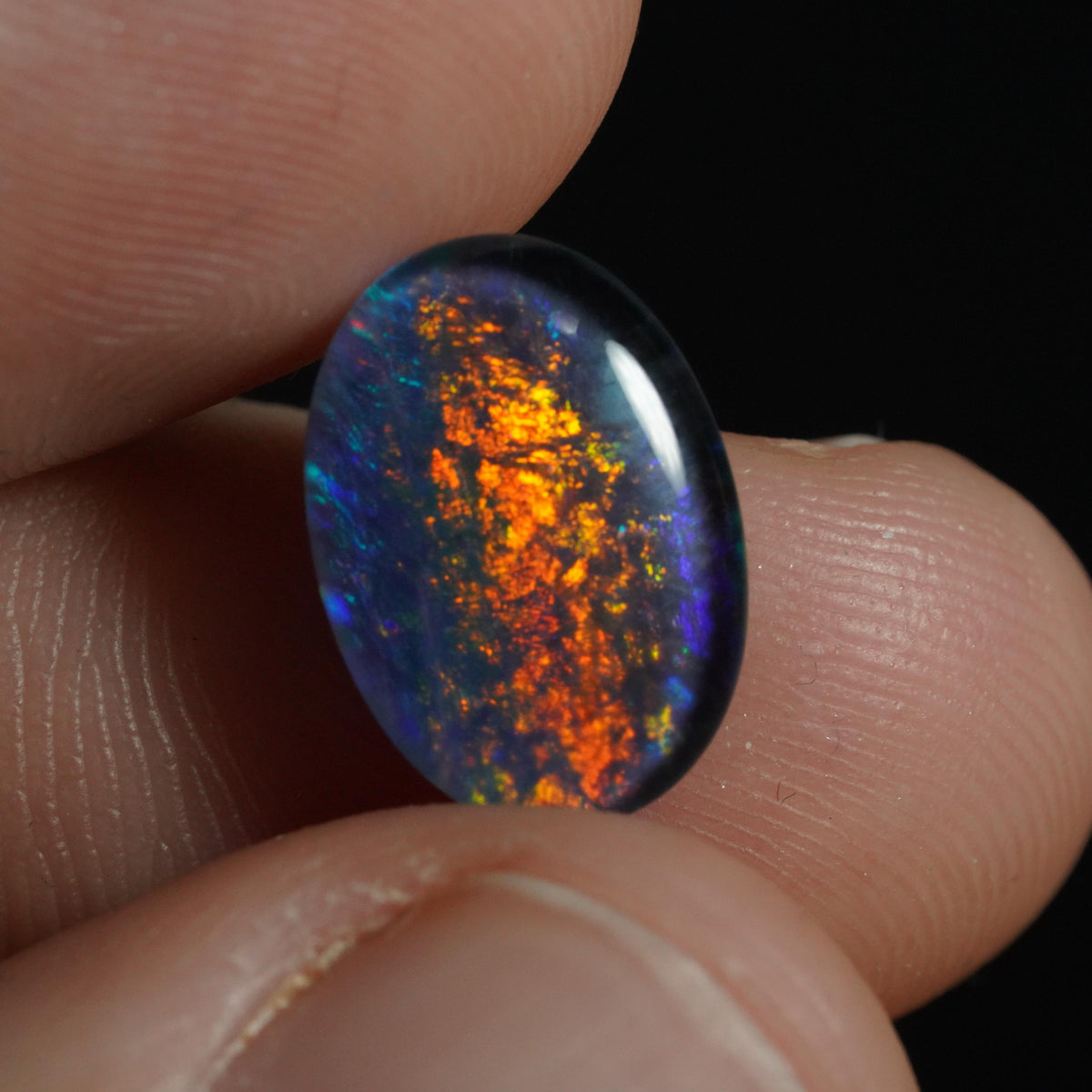 Australian Opal Triplet Cut Stone