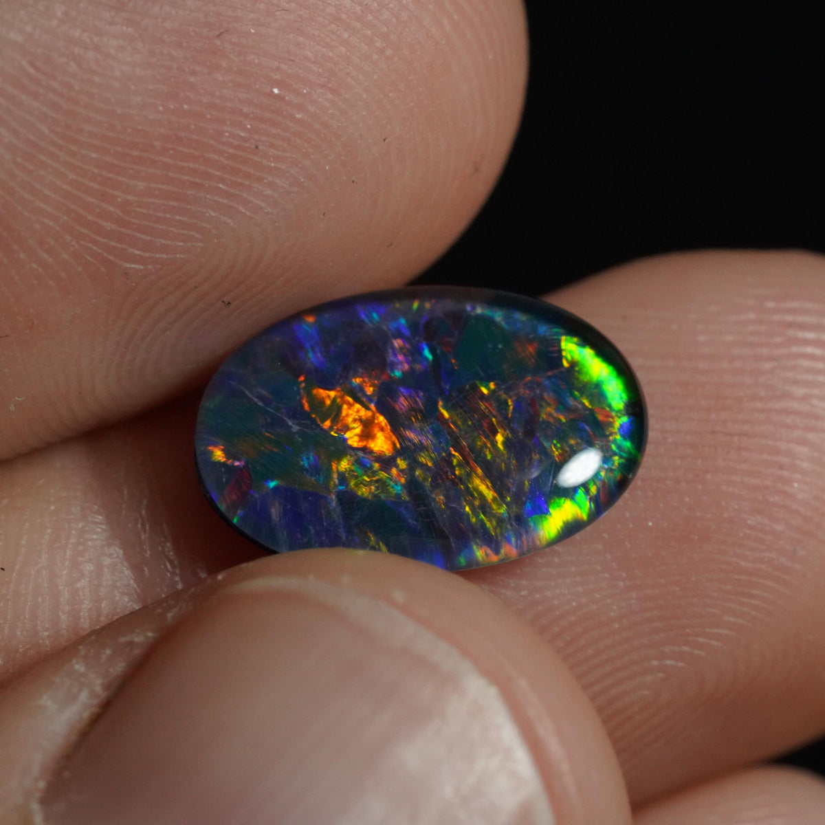 Australian Opal Triplet Cut Stone