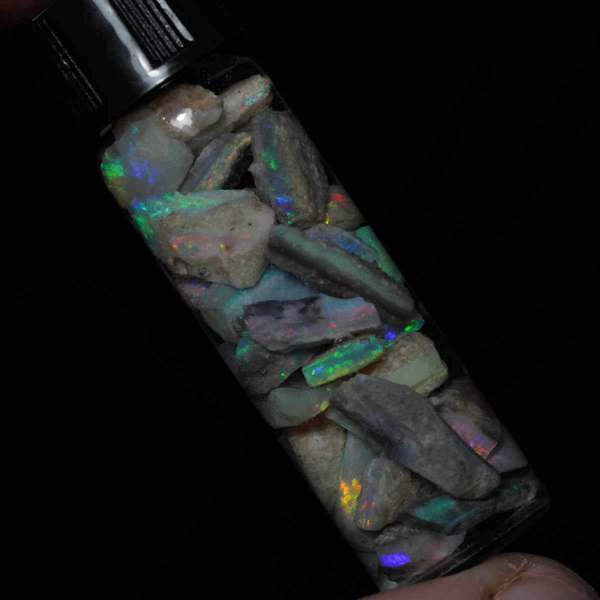 Mintabie Opal Chips Jar