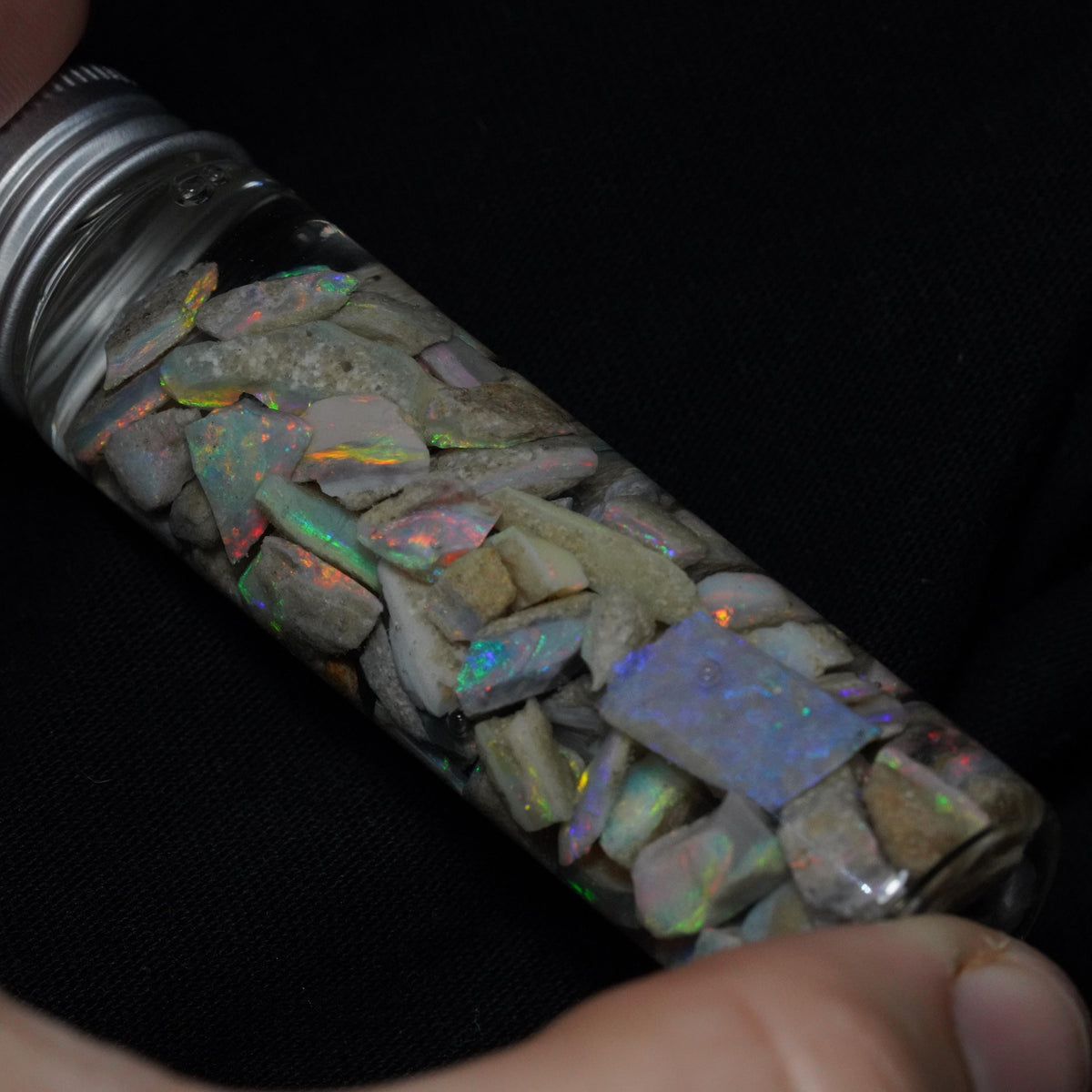 Mintabie Opal Chips Jar