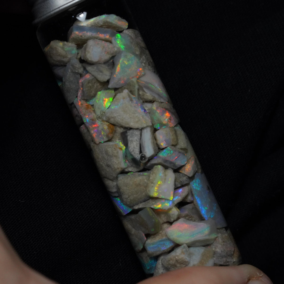 Mintabie Opal Chips Jar