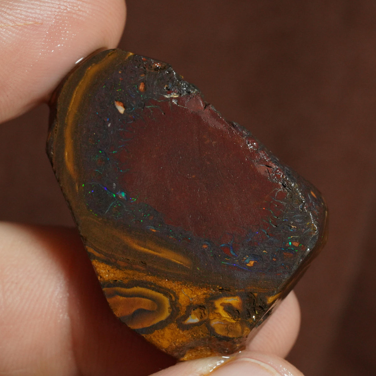 Boulder Opal Slab