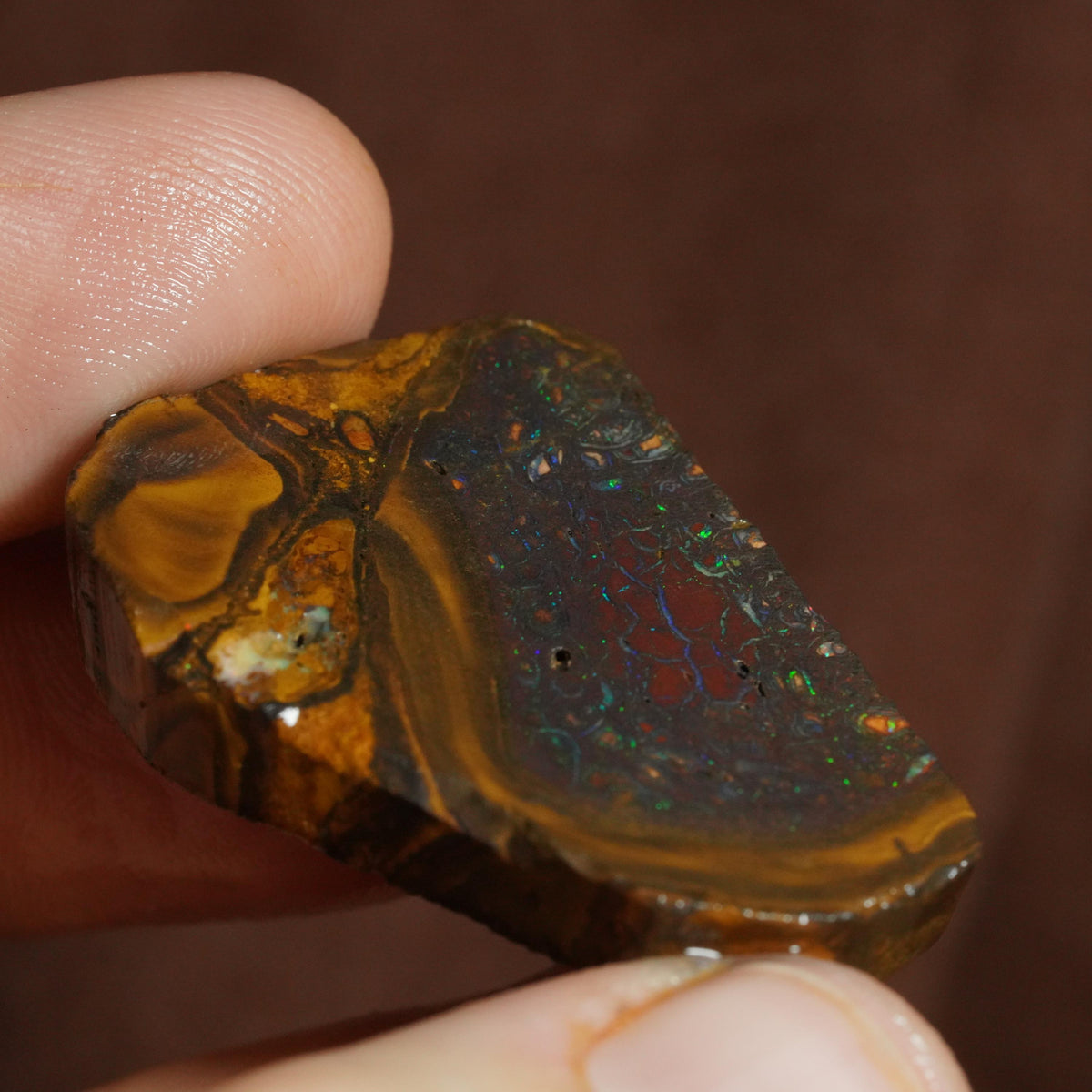 Boulder Opal Slab