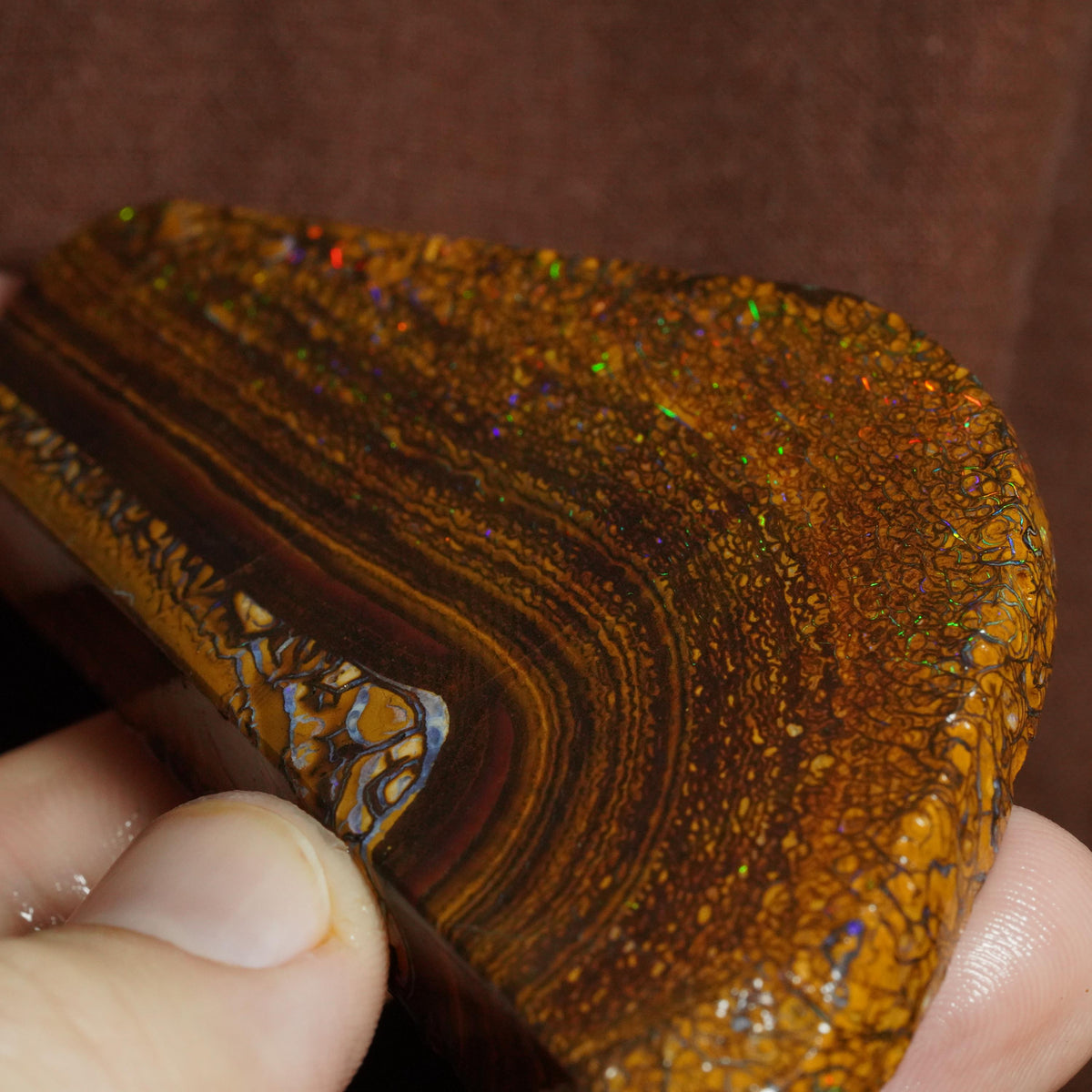 Boulder Opal Slab