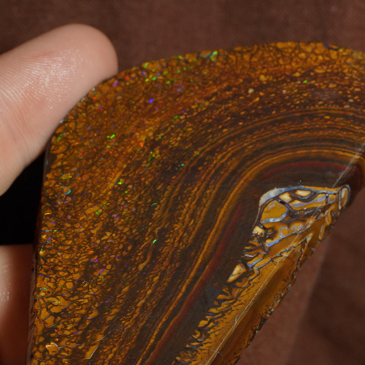 Boulder Opal Slab