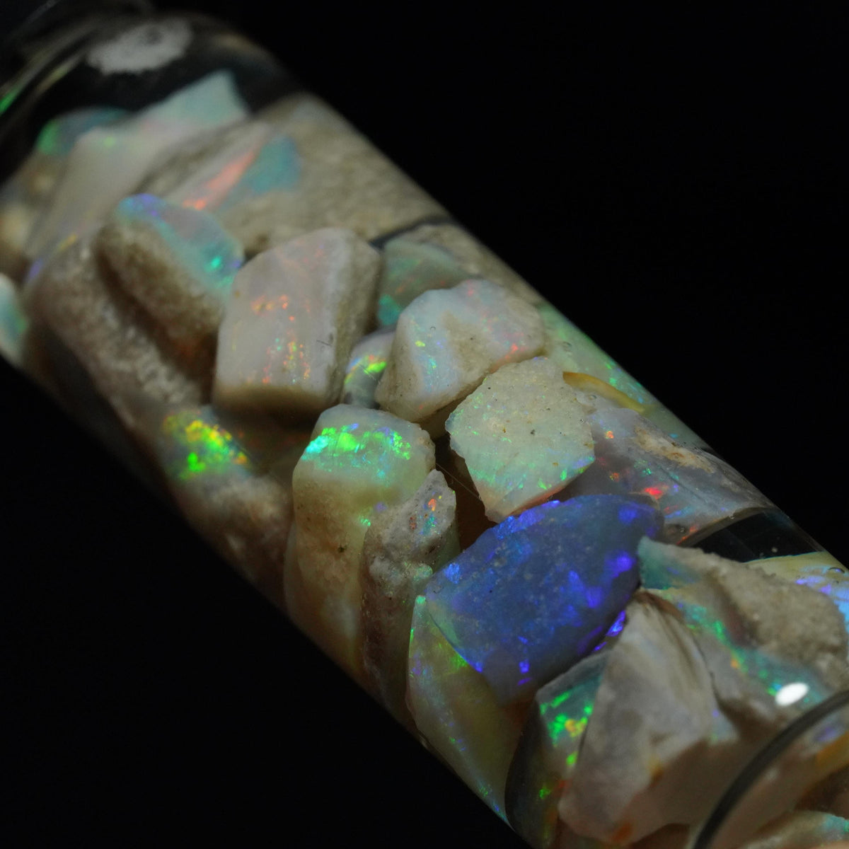 Mintabie Opal Chips Jar