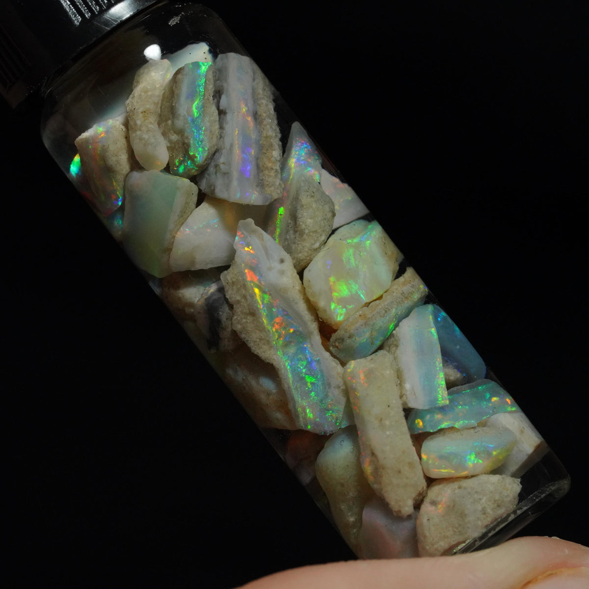 Mintabie Opal Chips Jar