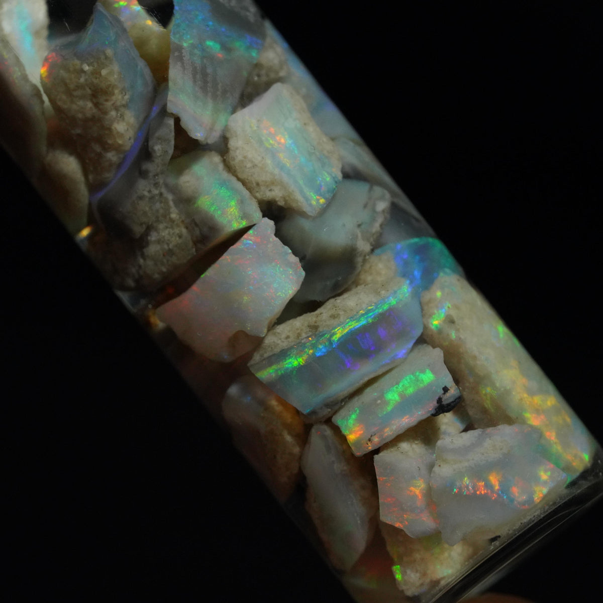 Mintabie Opal Chips Jar