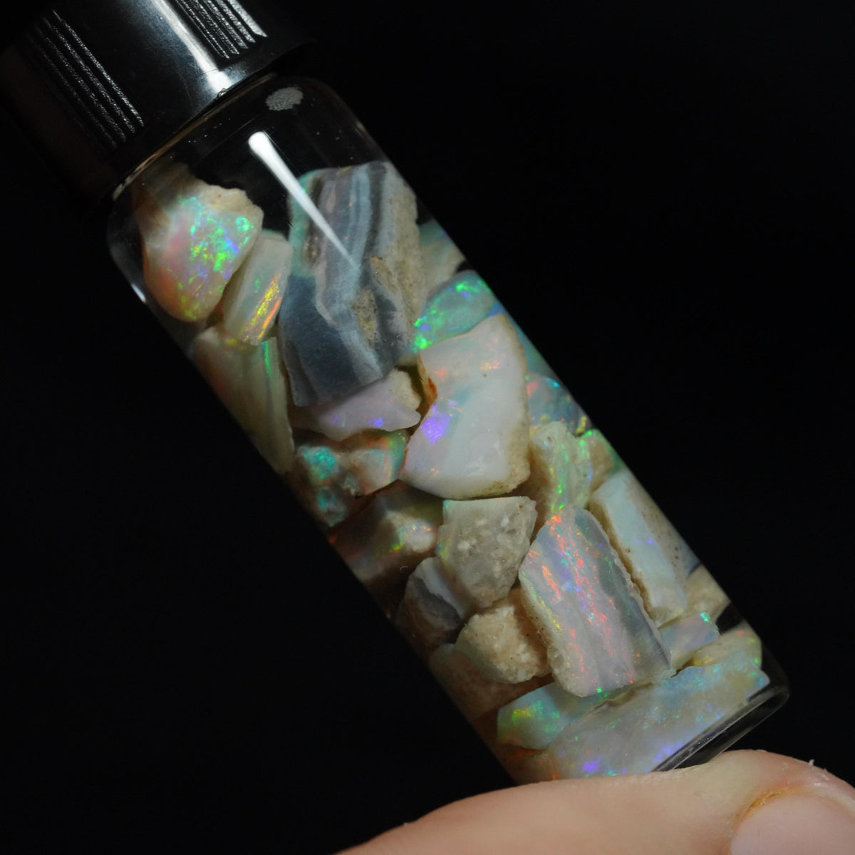 Mintabie Opal Chips Jar