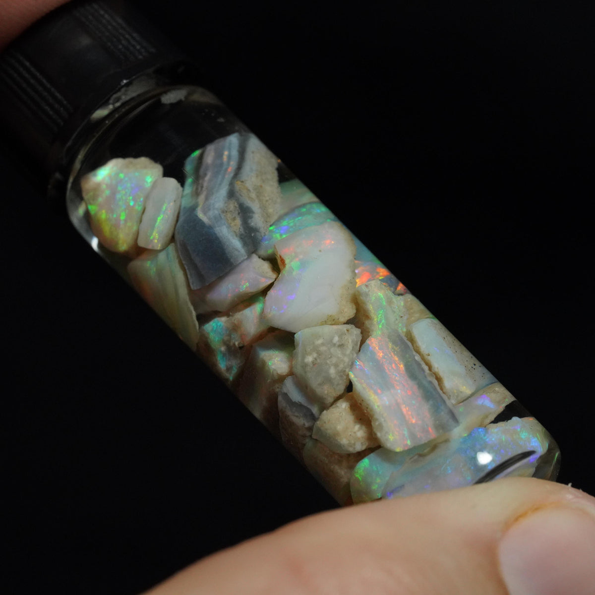 Mintabie Opal Chips Jar