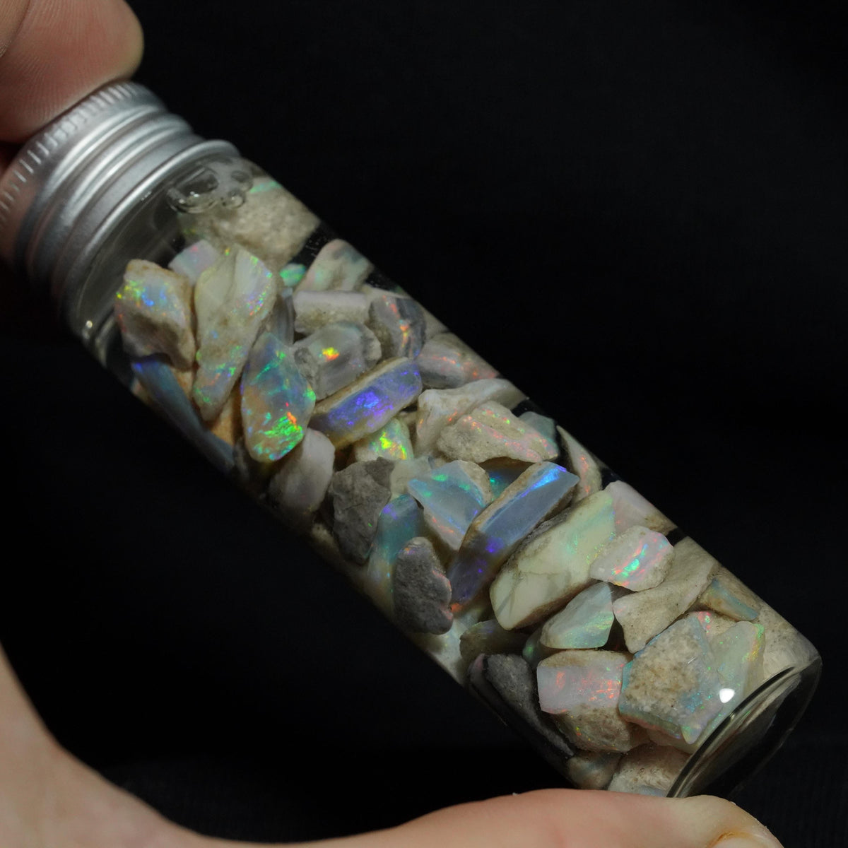 Mintabie Opal Chips Jar