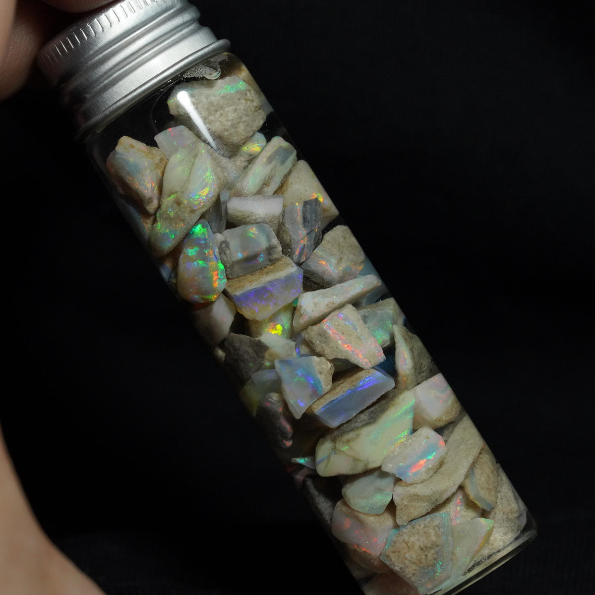 Mintabie Opal Chips Jar