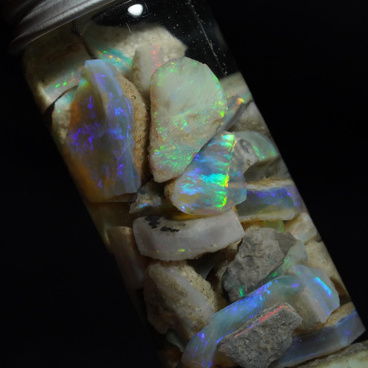 Mintabie Opal Chips Jar