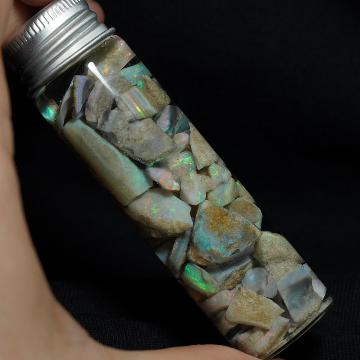 Mintabie Opal Chips Jar