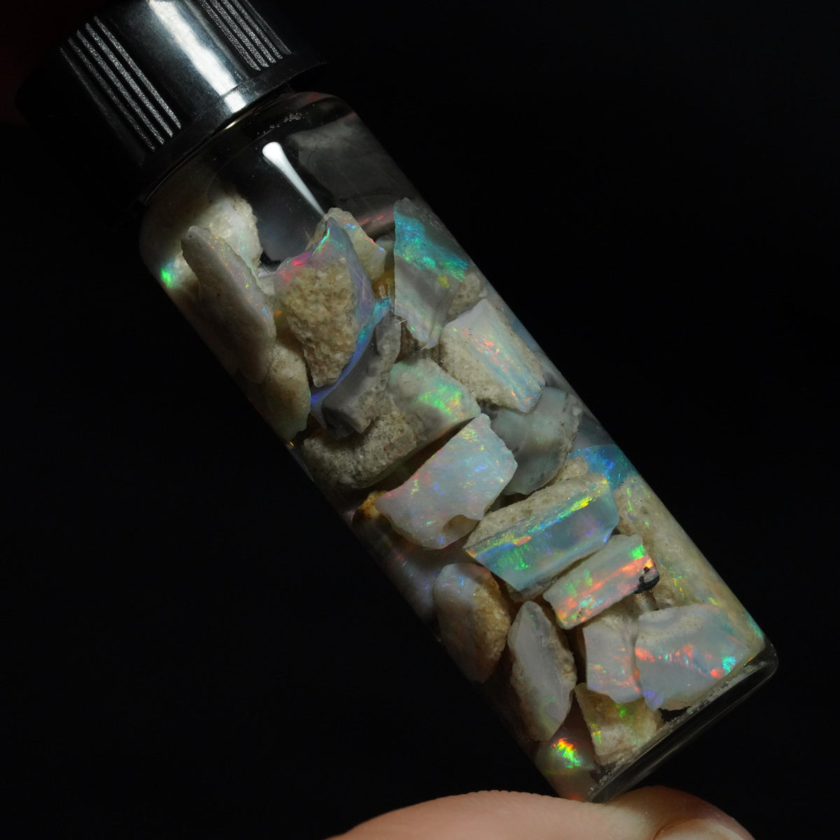 Mintabie Opal Chips Jar