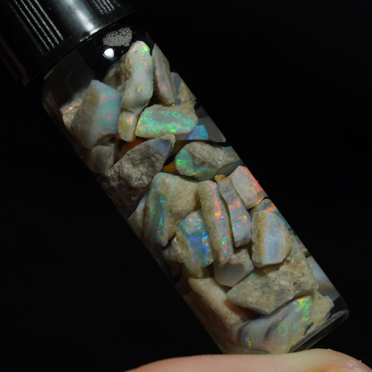 Mintabie Opal Chips Jar