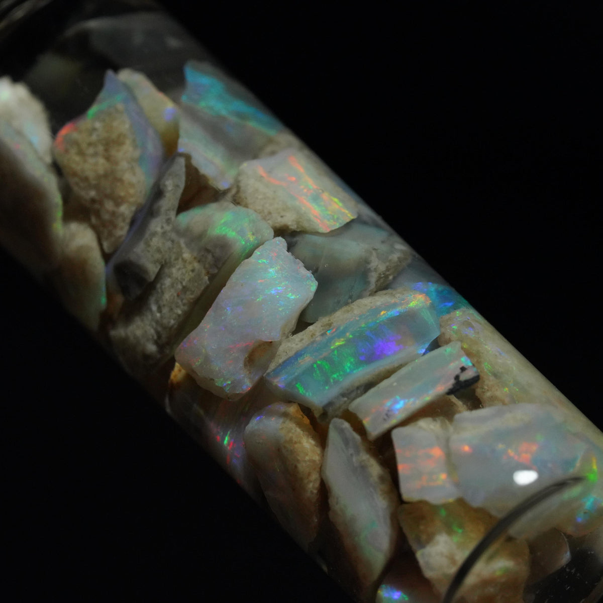 Mintabie Opal Chips Jar