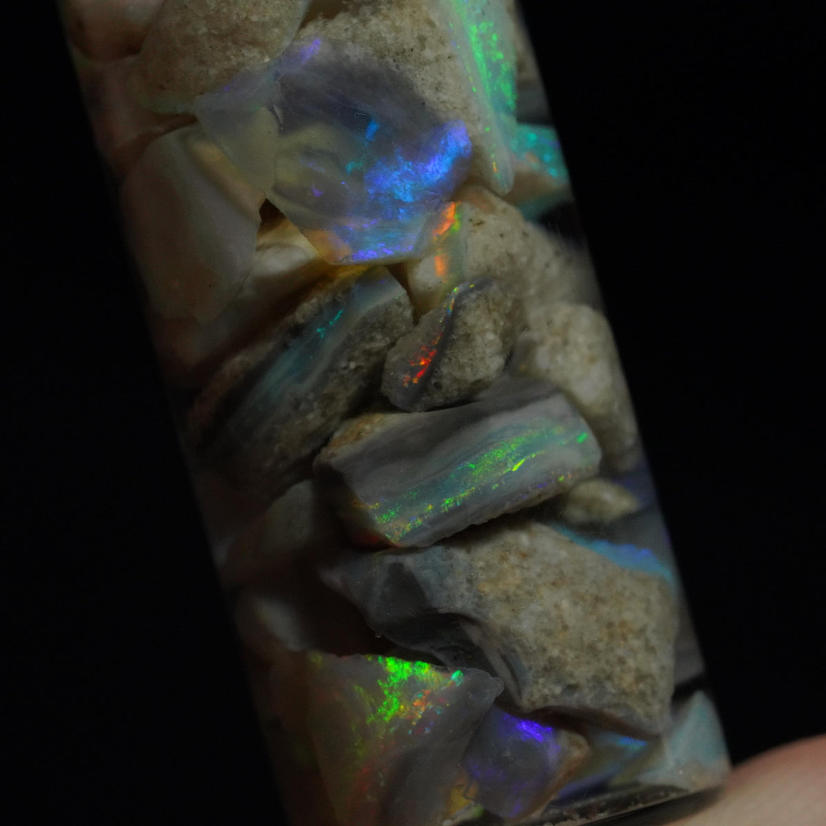 Mintabie Opal Chips Jar