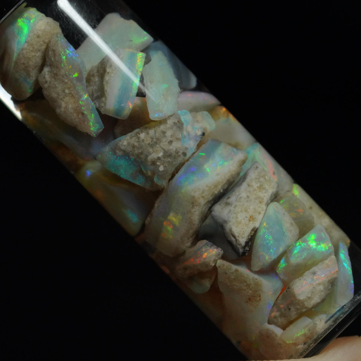 Mintabie Opal Chips Jar