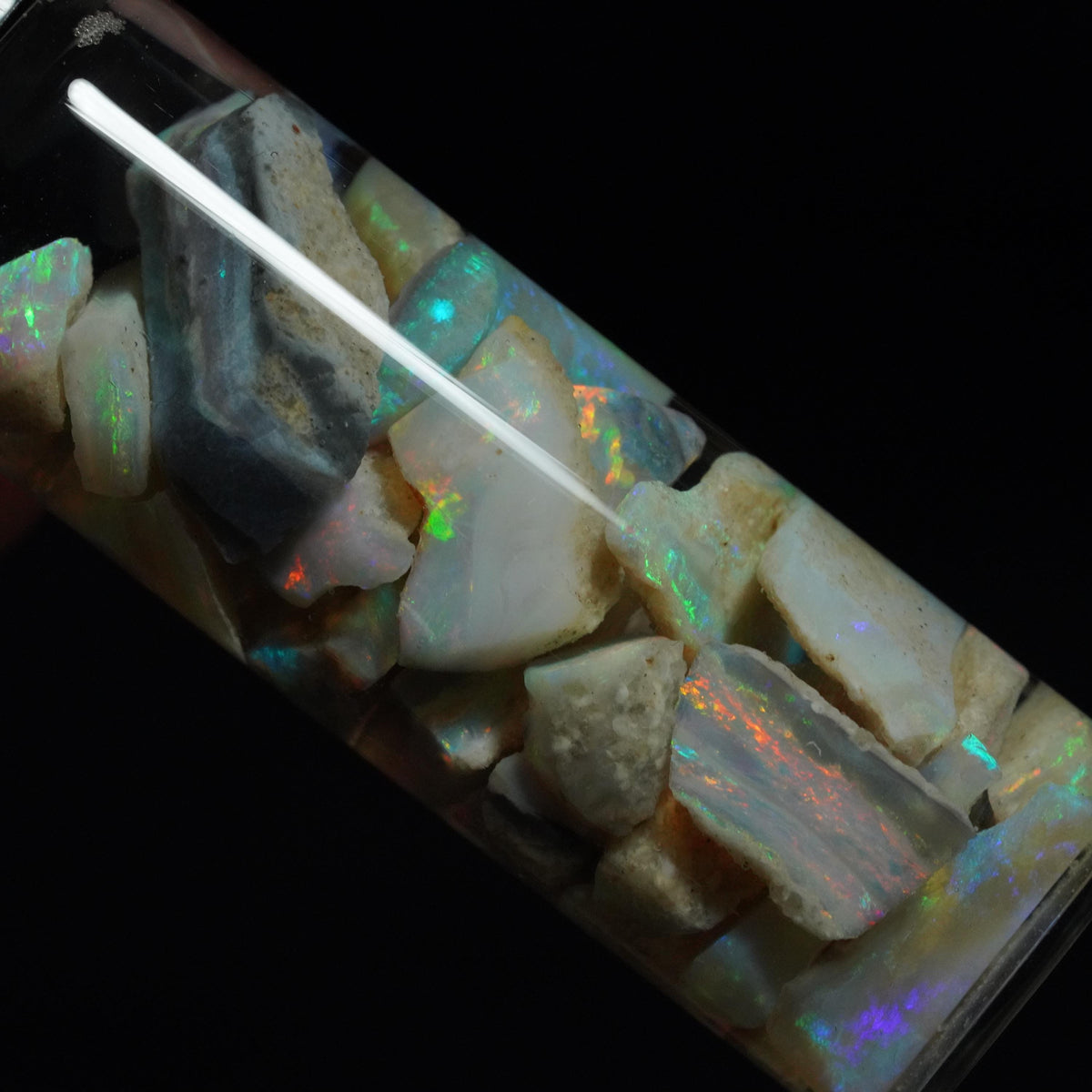 Mintabie Opal Chips Jar