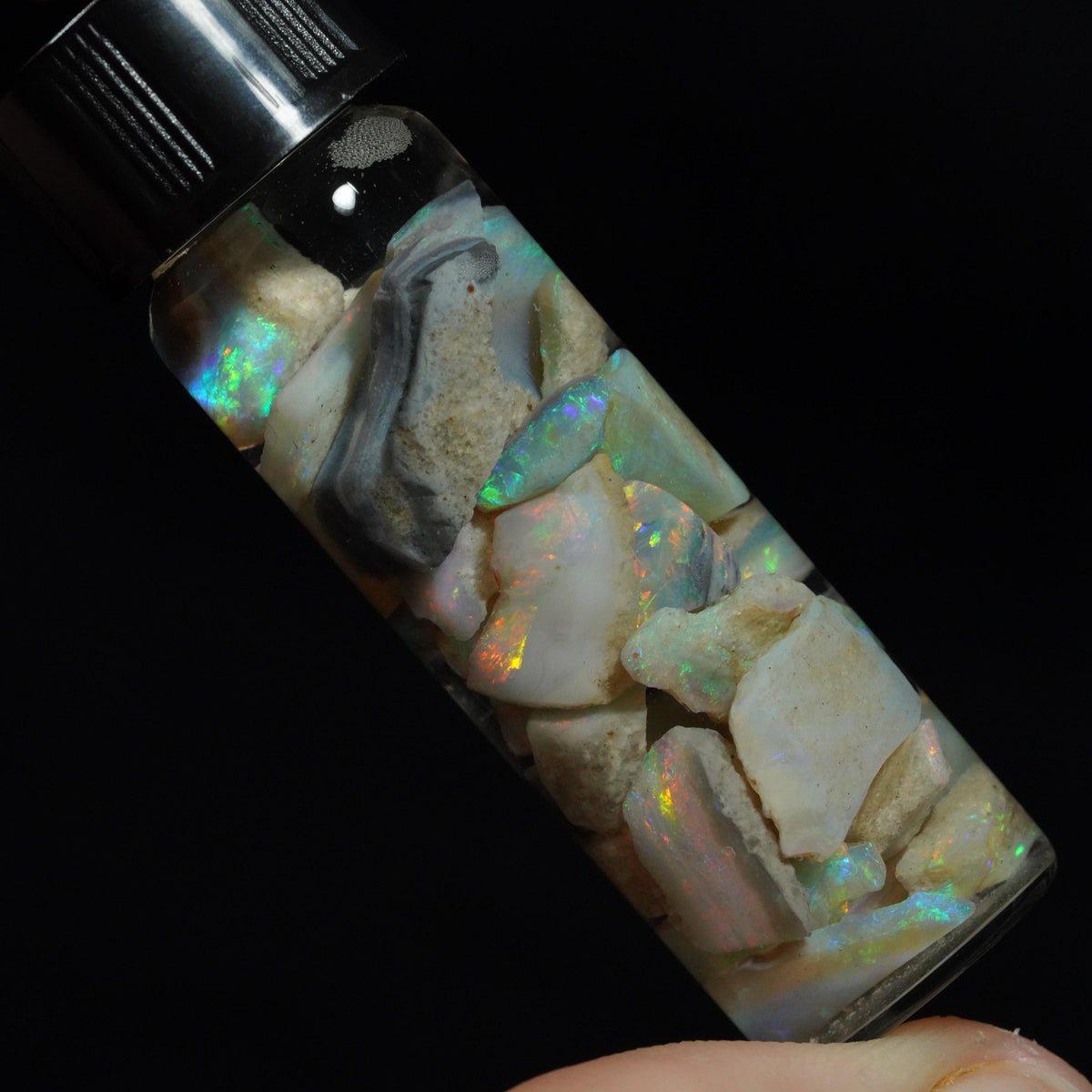 Mintabie Opal Chips Jar