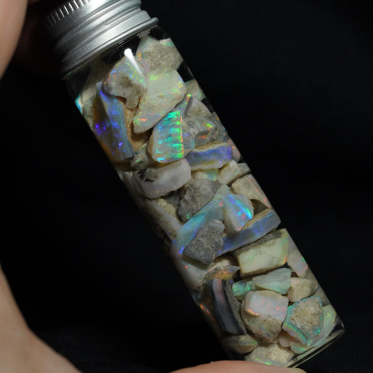 Mintabie Opal Chips Jar