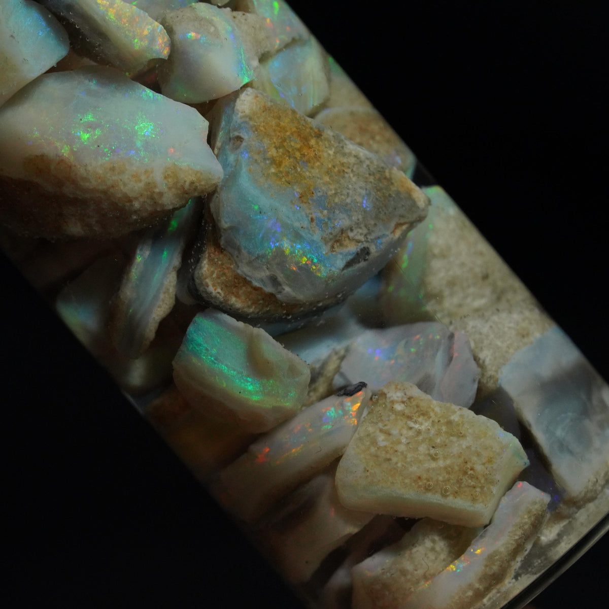 Mintabie Opal Chips Jar