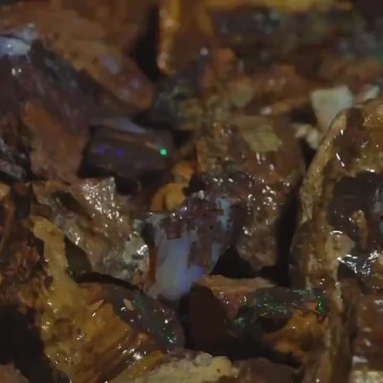 Opal Hunters Boulder Opal Paydirt