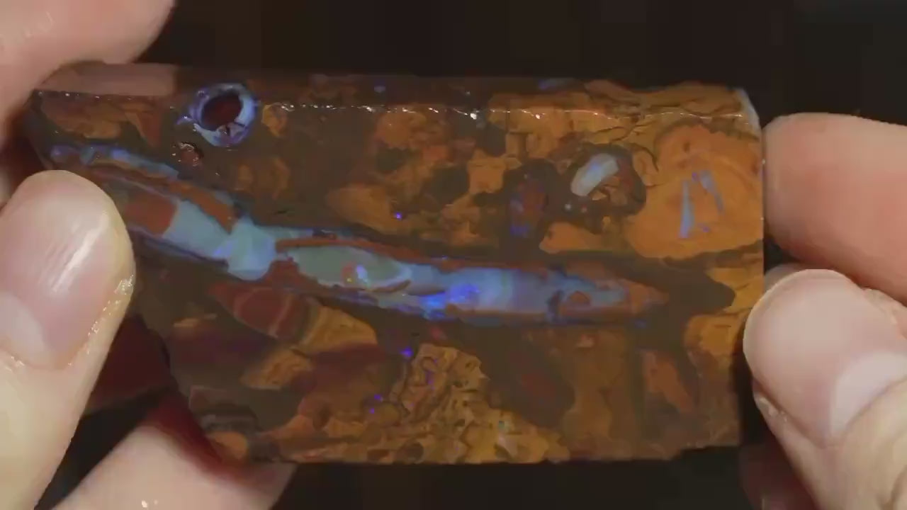 Boulder Opal Slab